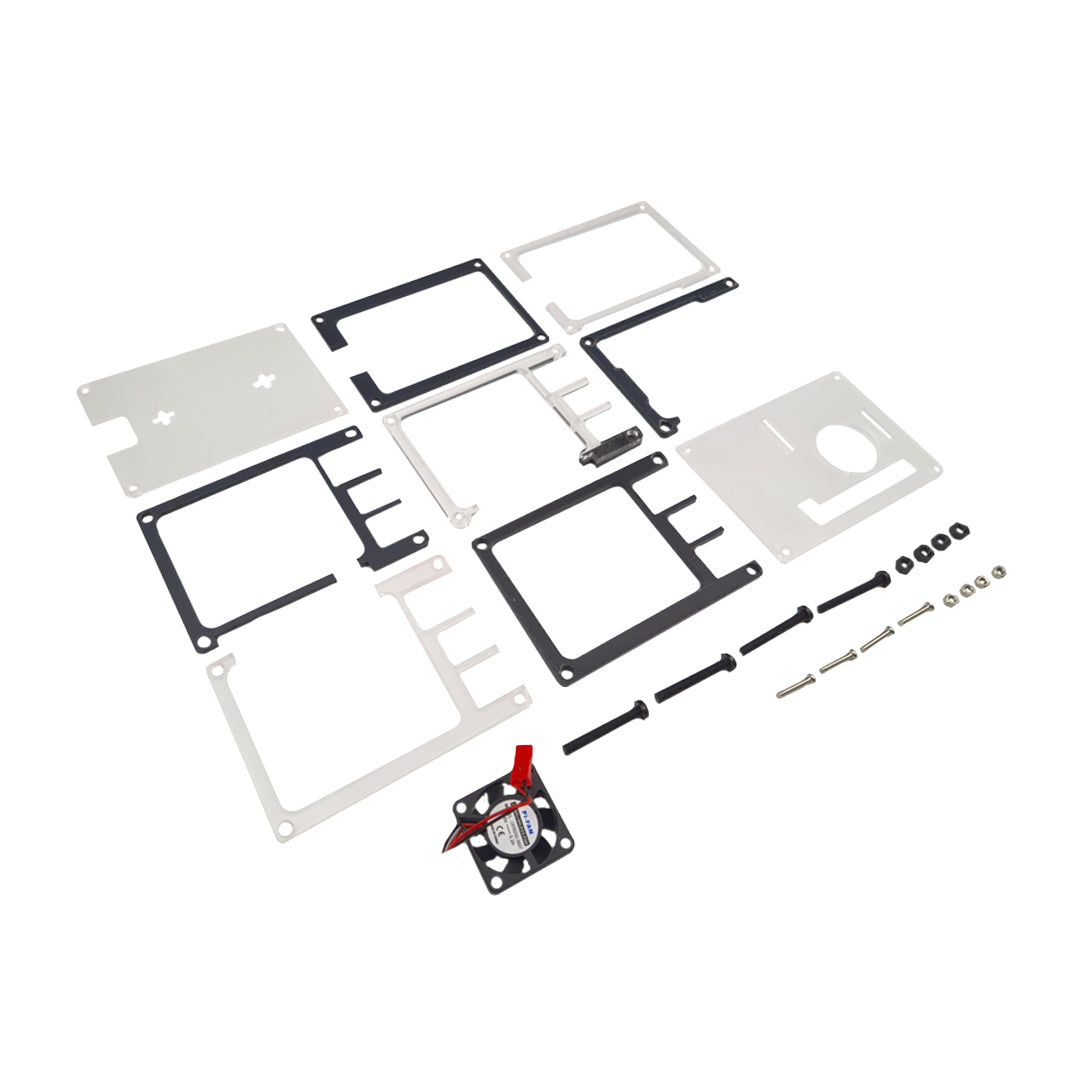 Raspberry Pi 4 Acrylic Case with Fan Raspberry Pi 4 Acrylic Case with Fan